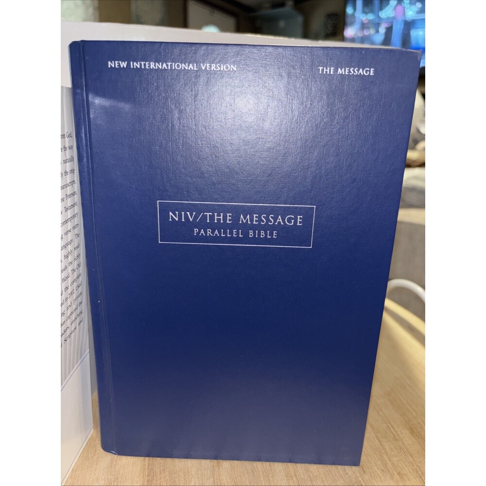 NIV The Message Parallel Bible by Zondervan Staff (2004, Hardcover) Dust Jacket - Picture 2 of 8
